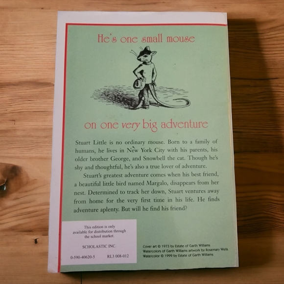 Book. Stuart Little From Scolastic *VINTAGE* - Picture 2 of 4